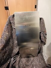 Bodenplatte Tischfuss Edelstahl gebürstet