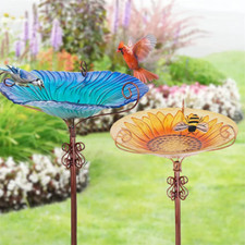 Vogeltränker Gartenstecker