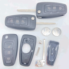2x Klapp Schlüssel Gehäuse FORD Transit Focus III Galaxy II Fiesta VI C-Max