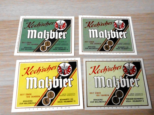 Bieretiketten köln brauerei - bieretiketten,