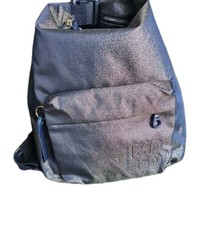 MANDARINA DUCK MD20 LUX-glänzend Rucksack/Tasche 2in1 Blau Neuw. 
