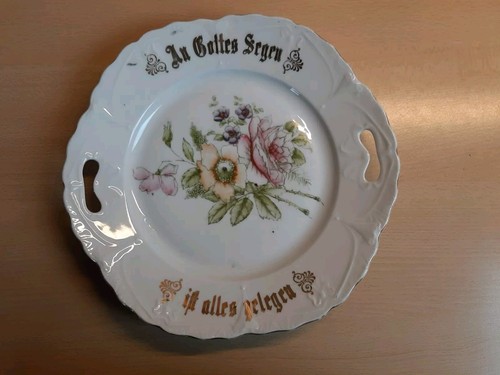 Spruchteller teller antik mit - spruchteller,
