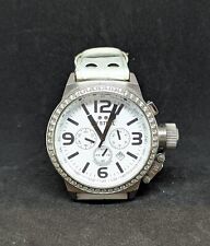 TW STEEL Canteen Uhr TW10 weiß mit Zirkonia Steine Damenuhr ca. 45 mm