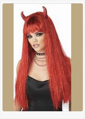 Damen halloween perücke - damen,