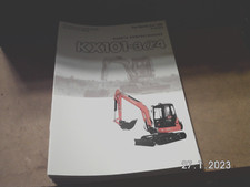 KUBOTA KX 101-3alpha4  KOMPAKTBAGGER 8 SEITEN A4 BROSCHÜRE 2008