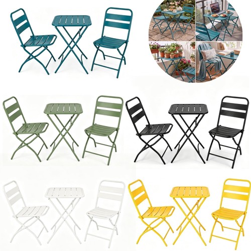 3teilig bistro set mit klapp - bistro,