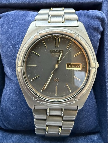Seiko quartz titanium - seiko,
