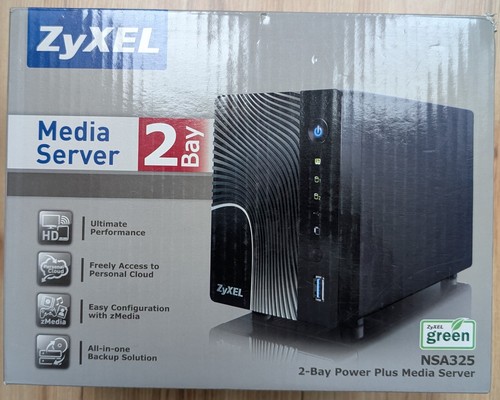 Zyxel nsa325 bay nas media - 2-bay,