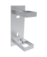 Edelstahl Wandanker eckig