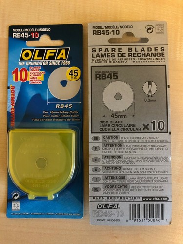 Olfa rb45 ersatzklinge - 10,