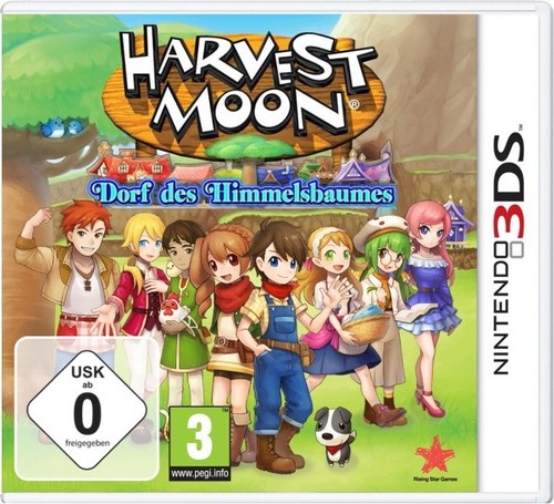 Nintendo 3ds harvest moon - moon, dorf