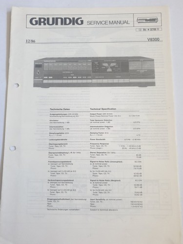 Original grundig service - original,
