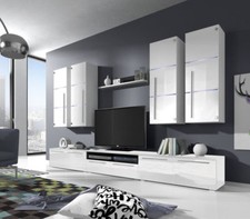 Wohnwand Anbauwand Wohnzimmer