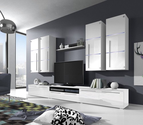 Wohnwand anbauwand wohnzimmer - anbauwand,