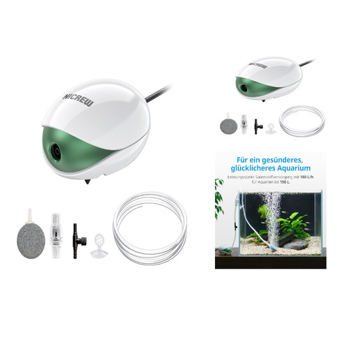 Nicrew aquarium luftpumpe 150 - nicrew,