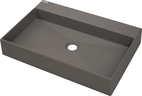 Anthrazit aufsatzwaschbecken - anthrazit,