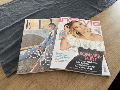 Zeitschrift elle juni - elle, +