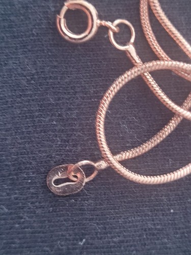 Schlangenkette rosegold