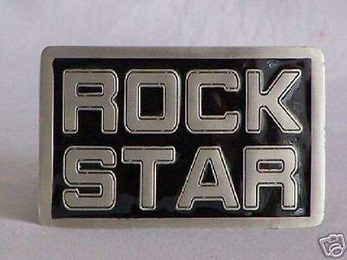 Rock star gürtelschnalle punk - star,