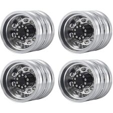 Metall Hinterradnaben Felgen für 1/14 RC Tamiya Traktor – Langlebig und stark