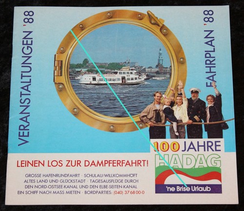 Hadag fahrplan 1988 - ,,