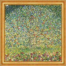 Apfelbaum I Blüten Landschaftbild Frühling Garten Natur Klimt A3 077 Gerahmt