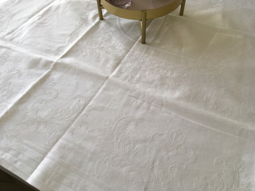 Tischdecke baumwolle damast - tischdecke,