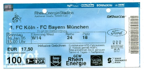 Ticket fsp köln - ticket,