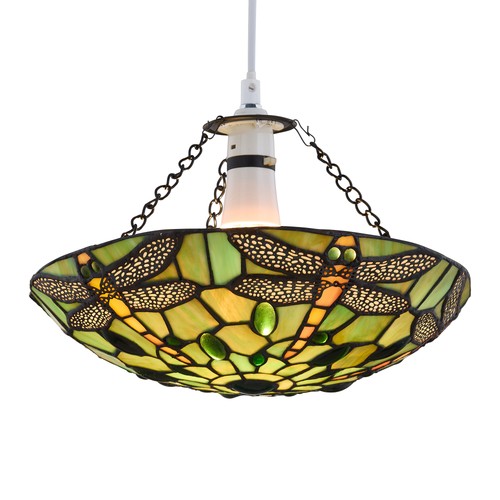 Tiffany grüne glas libelle - grüne,