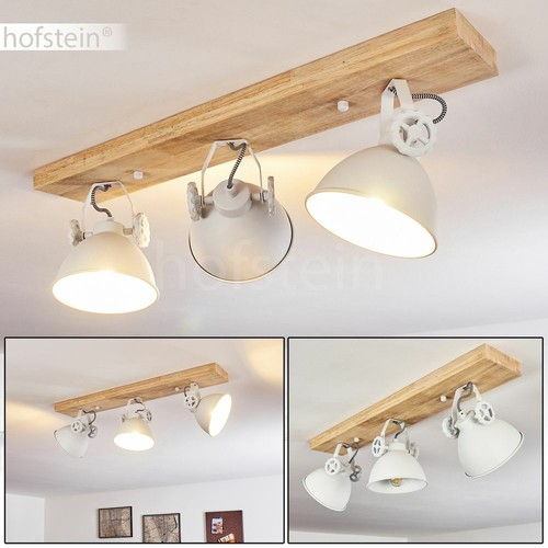 Holz weiß decken lampen - holz/weiß,