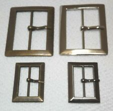 SILBER ANTIK MESSING SCHWARZ METALL ERSATZ GÜRTELSCHNALLEN 2 cm 3 cm 4 cm 5 cm