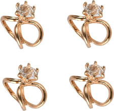 4 Stück Tuchring, X-Förmig