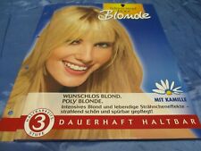 Schwarzkopf  Werbung , Coloration - Locken - Farbkarte , Haarfarbe  Poly Blonde