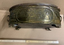Jardiniere oval Messing