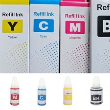 4 Nachfülltinte für Canon GI-590 G3501 G3510 G3515 G4400 G4411 G4500 G4510 G4511