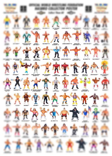 Wwf wwe hasbro poster din - wwf, a4