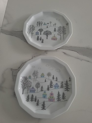 Wandteller rosenthal - 2x,
