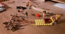 Playmobil Eskimo Kajak , Hundeschlitten u. Zubehör