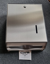 CWS Faltpapierspender Universalspender MediLine 750 mit Schloss | Edelstahl 