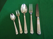 Christofle Modell ARIA Tafelbesteck ein Gedeck 5 Teile versilbert 120er TOP !