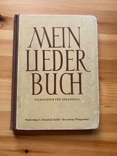 Mein Liederbuch Volkslieder für Akkordeon von Alfons Holzschuh (1957) super Zstd