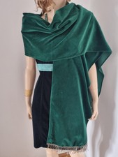 Stola Cape Schal  Samt Abendmode Vintage 