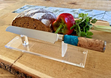 Damaststahl mit Wellenschliff