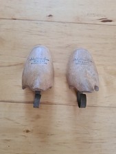 Vintage Schuhspanner Schuhstrecker Schuhformer 7 cm breit Holz Natur Dekoration