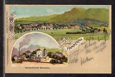 Farb - Litho Hammerau in der Gemeinde Ainring im Landkreis Berchtesgadener Land