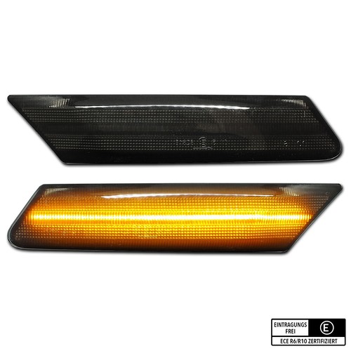 Schwarze led seitenblinker - led,