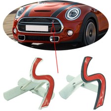 Metall S Kühlergrill Front Grill Emblem Abzeichen für MINI Cooper S JCW ONE SD