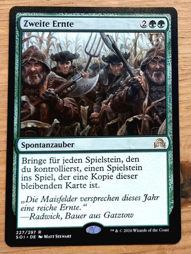 Mtg magic zweite ernte - mtg, ernte/
