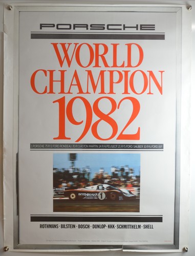 Plakat poster weltmeister - plakat, 1982