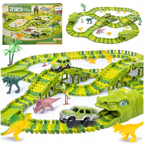 Dinosaurier autorennbahn 240 - autorennbahn,
